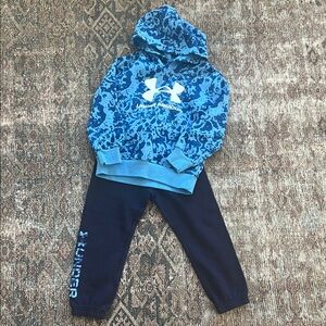 UNDER ARMOUR| boys hoodie set sz4